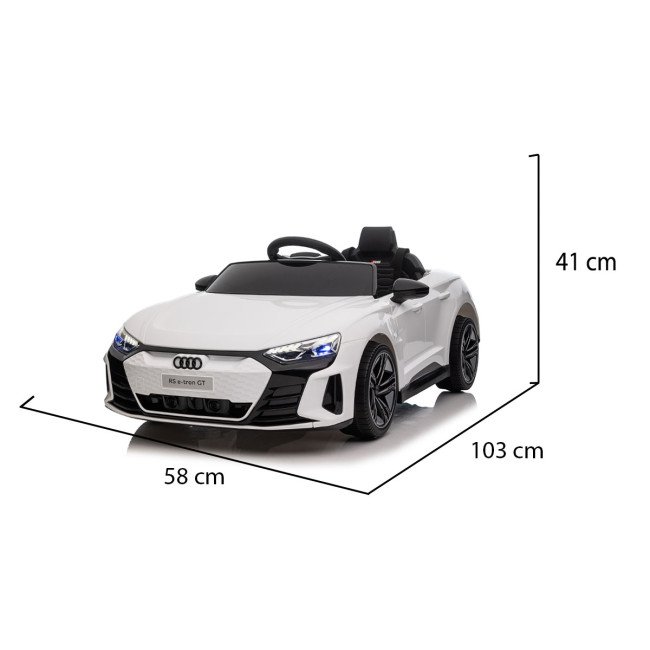 Акумулаторна кола Audi RS e-tron 6888 бял Акумулаторна кола Audi RS e-tron 6888 бял