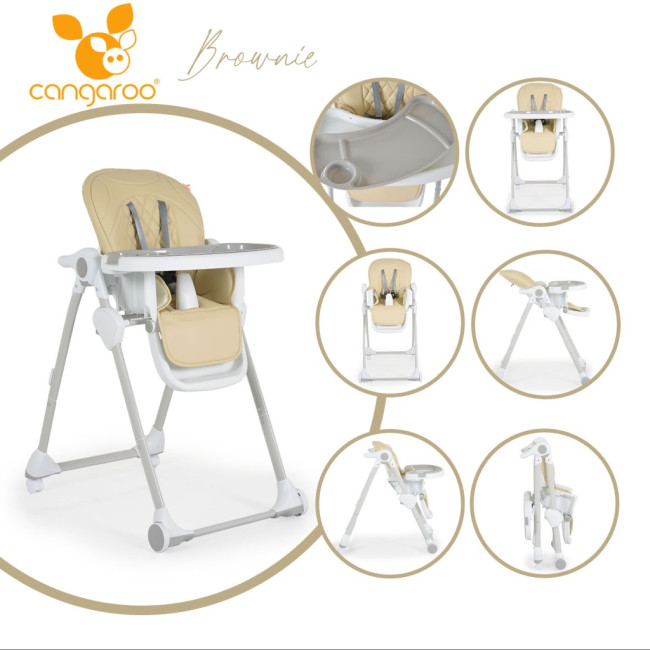 Стол за хранене Brownie бежов