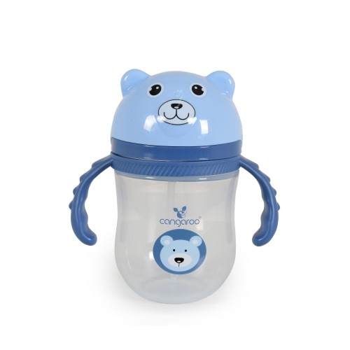 Чаша със сламка 240ml Berry син C0586 Чаша със сламка 240ml Berry син C0586