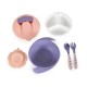 Купа с лъжица и вилица Jelly розов F1730 Купа с лъжица и вилица Jelly розов F1730