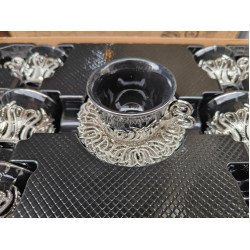 Сервиз за турско кафе Acar Black 