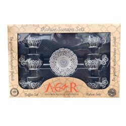 Сервиз за турско кафе Acar Black 