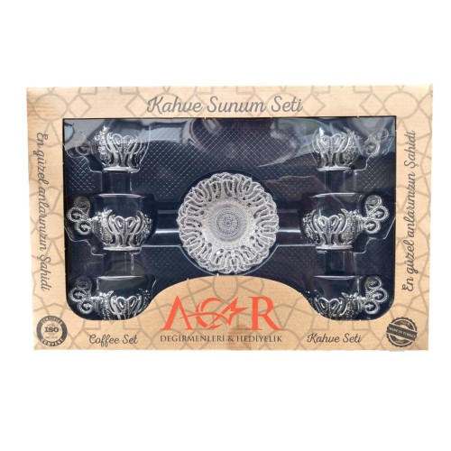 Сервиз за турско кафе Acar Black Сервиз за турско кафе Acar Black