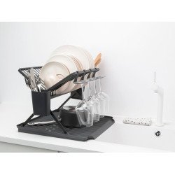 Сушилник за съдове Brabantia, Dark Grey