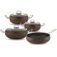 Комплект тенджери от гранит Hascevher 7 pcs