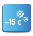 Охлаждане при -15°C Охлаждане при -15°C