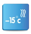 Отопление при -15°C Отопление при -15°C