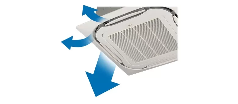 Касетъчен климатик Daikin FCAG125B + RZASG125MV1